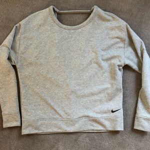 Nike sweatshirt with back cut out